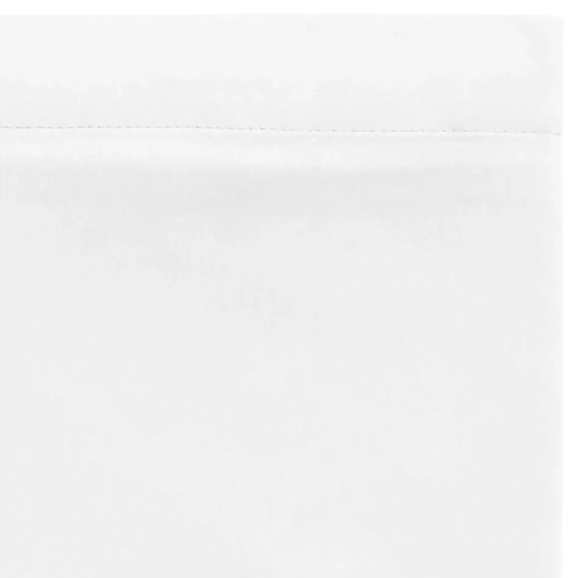 Drap plat blanc 100% satin de coton