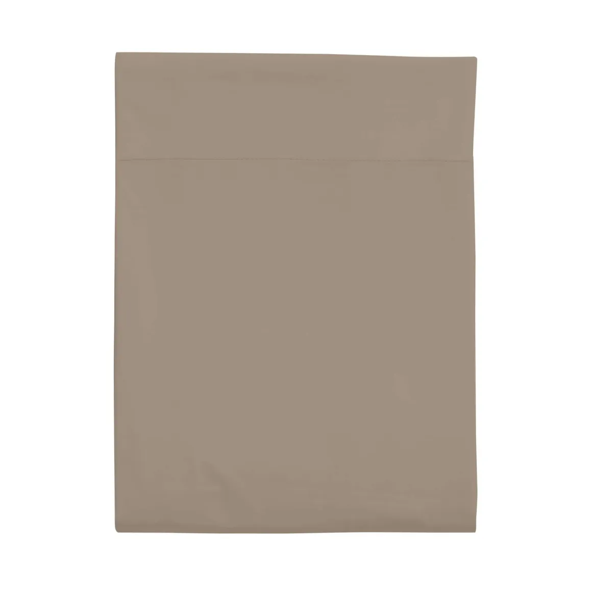 Drap plat 100% coton biscuit