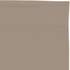 Drap plat 100% coton biscuit