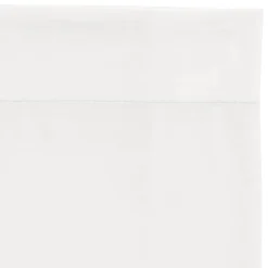 Drap plat 100% coton blanc