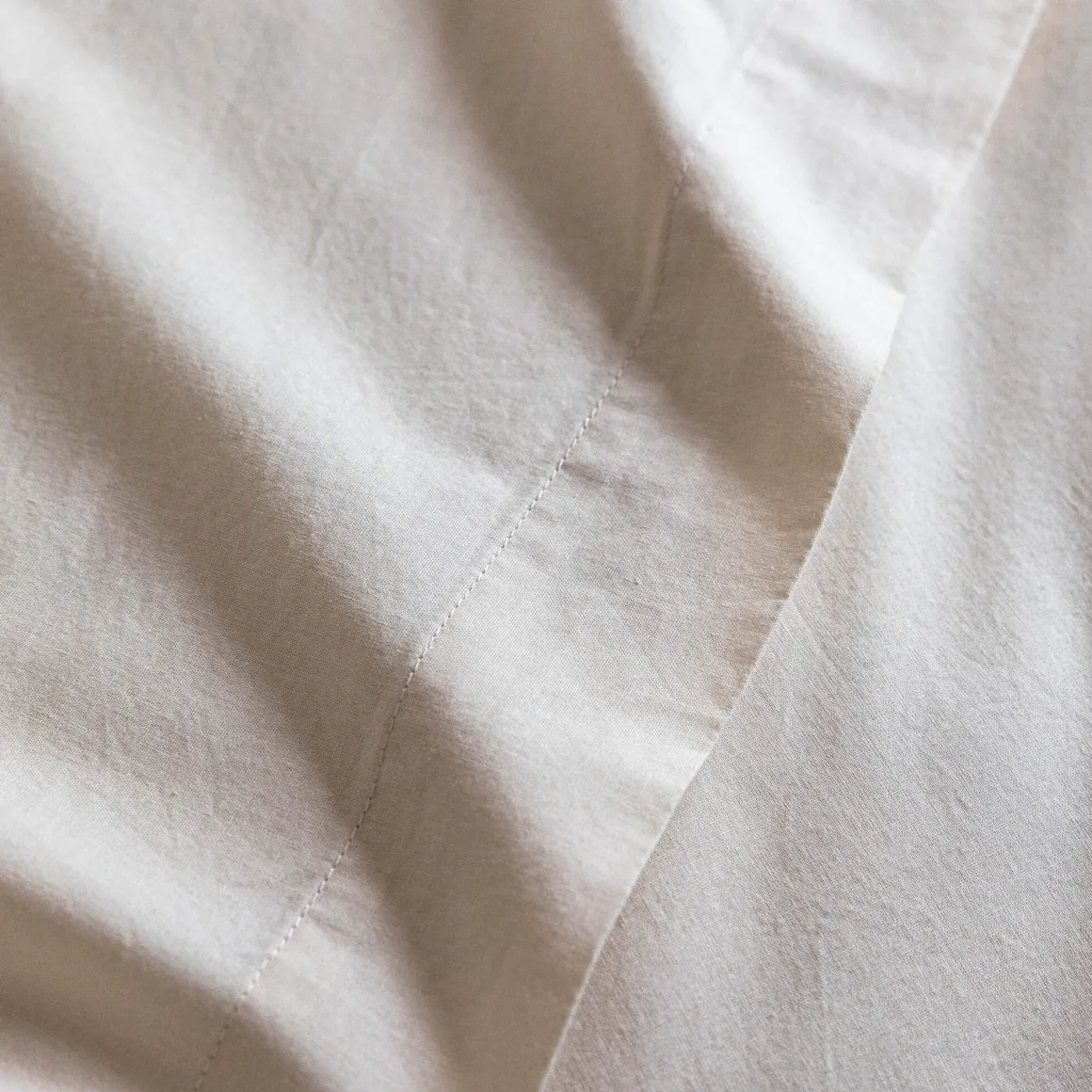 Drap plat coton lavé - SOMEO