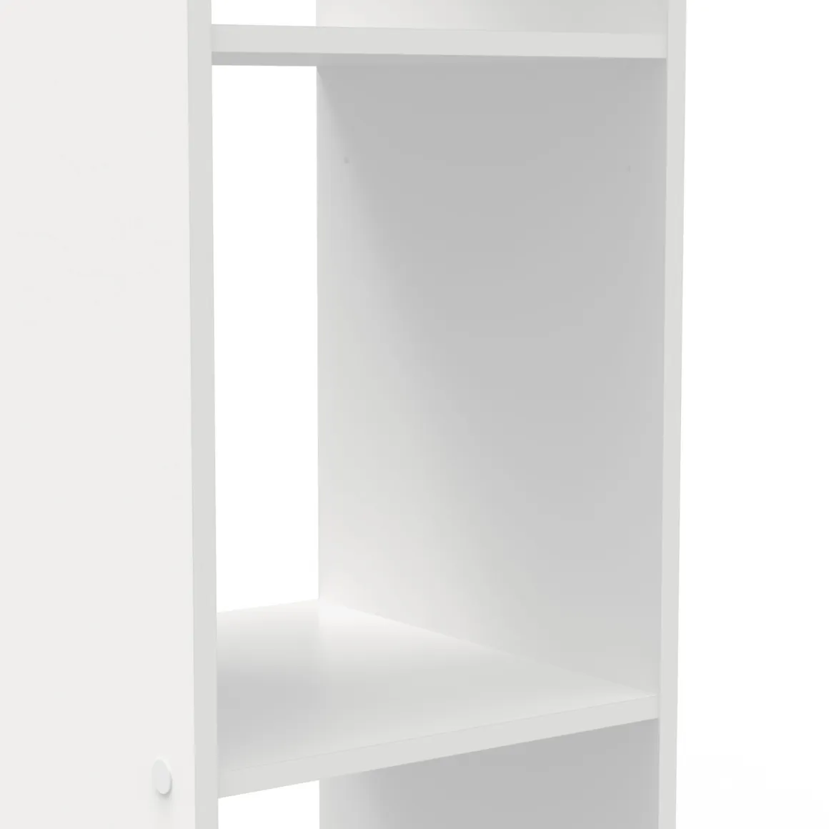 Dressing modulable avec étagères blanc - DR117