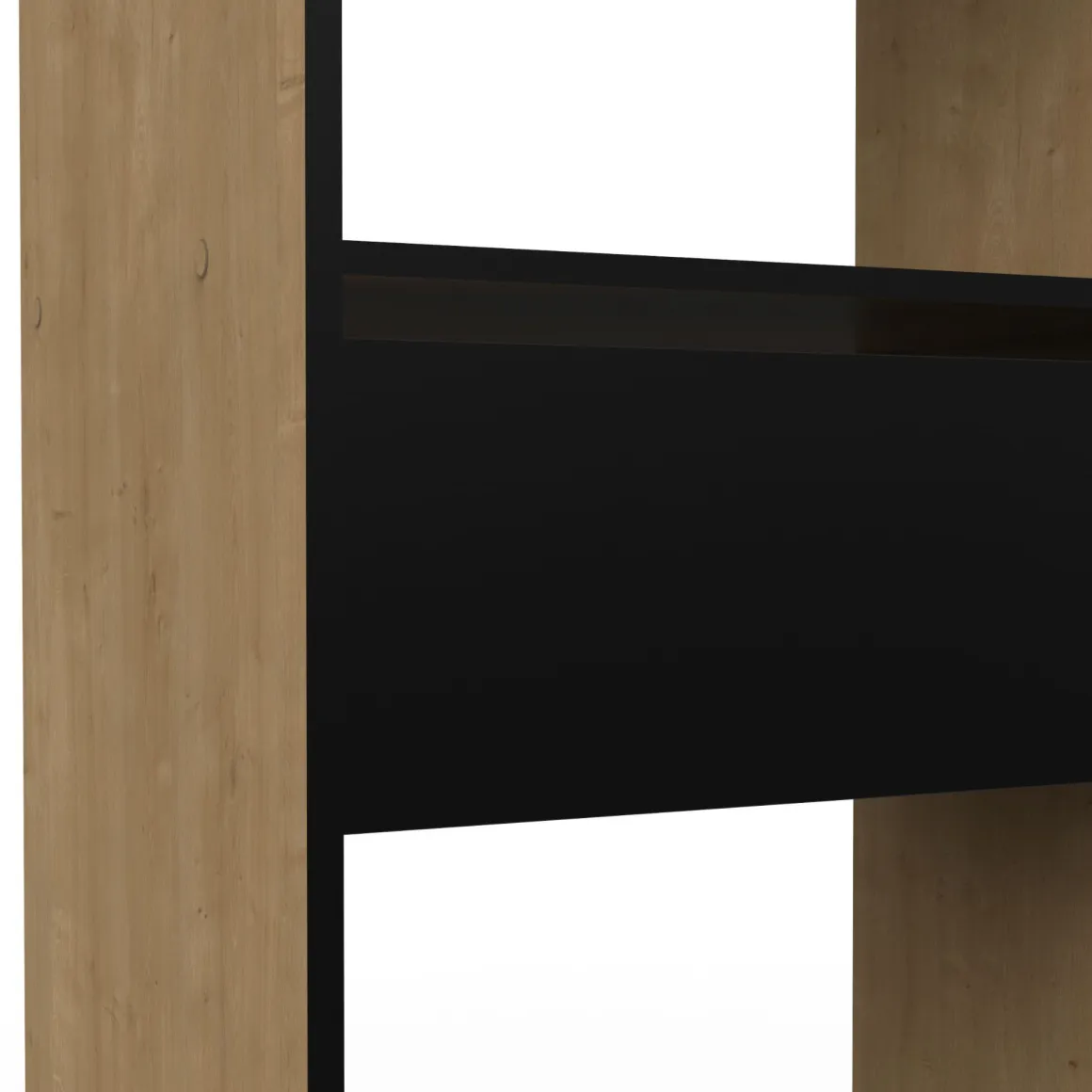 Dressing ouvert avec rideau, extensible