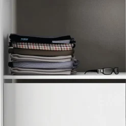 Dressing ouvert avec rideau, extensible