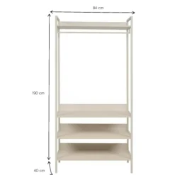 Dressing ouvert bois et métal