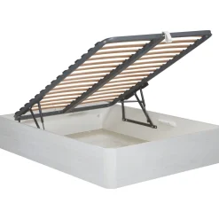 Ensemble lit coffre et matelas ressorts ensachés ferme Merinos