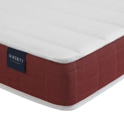 Ensemble matelas couchage latex, sommier Lune et pieds Crépuscule 400 - SOMEO
