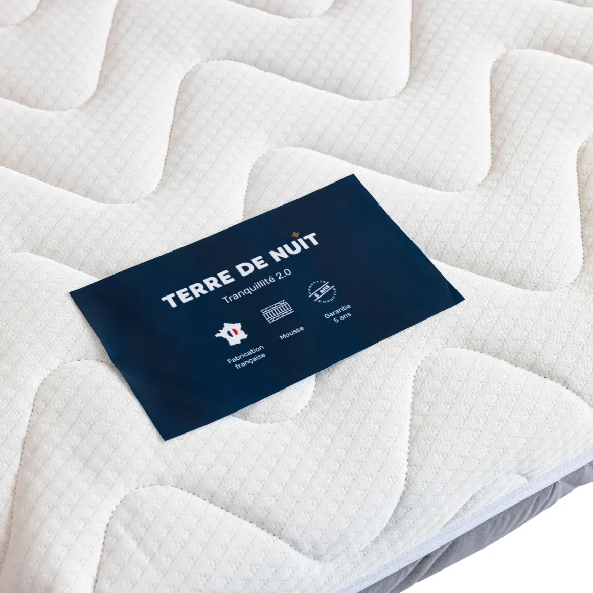 Ensemble matelas ferme mousse Tranquillité 2.0 + Lit enfant en pin massif - LT17019