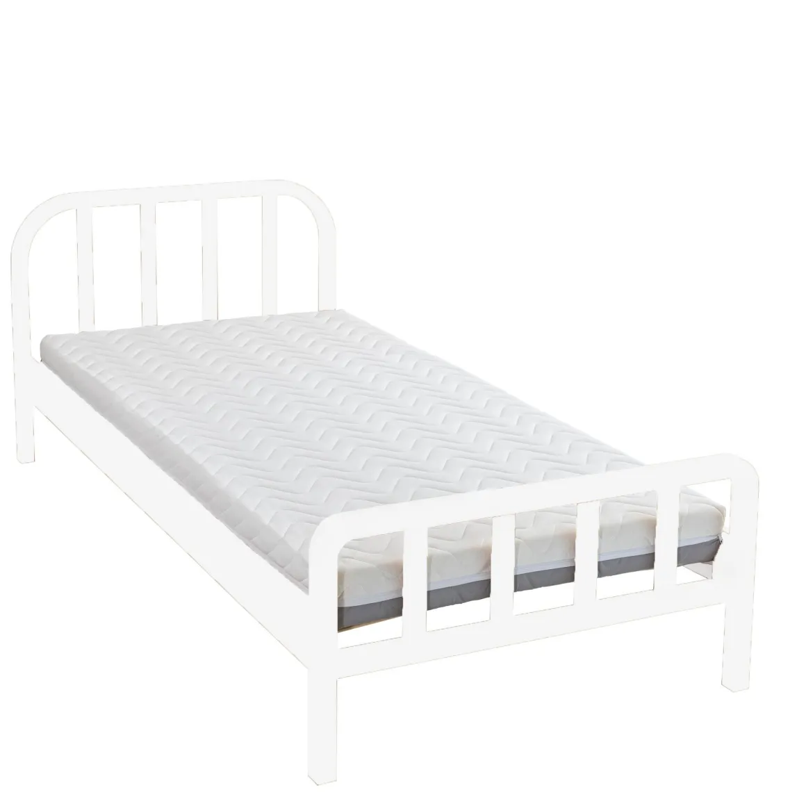 Ensemble matelas ferme mousse Tranquillité 2.0 + Lit enfant en pin massif - LT17019