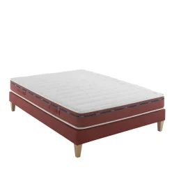 Ensemble matelas 100% latex, sommier et pieds Crépuscule 500 - SOMEO