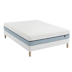 Ensemble matelas mémoire de forme, sommier Constellation et pieds Songe 600 - SOMEO