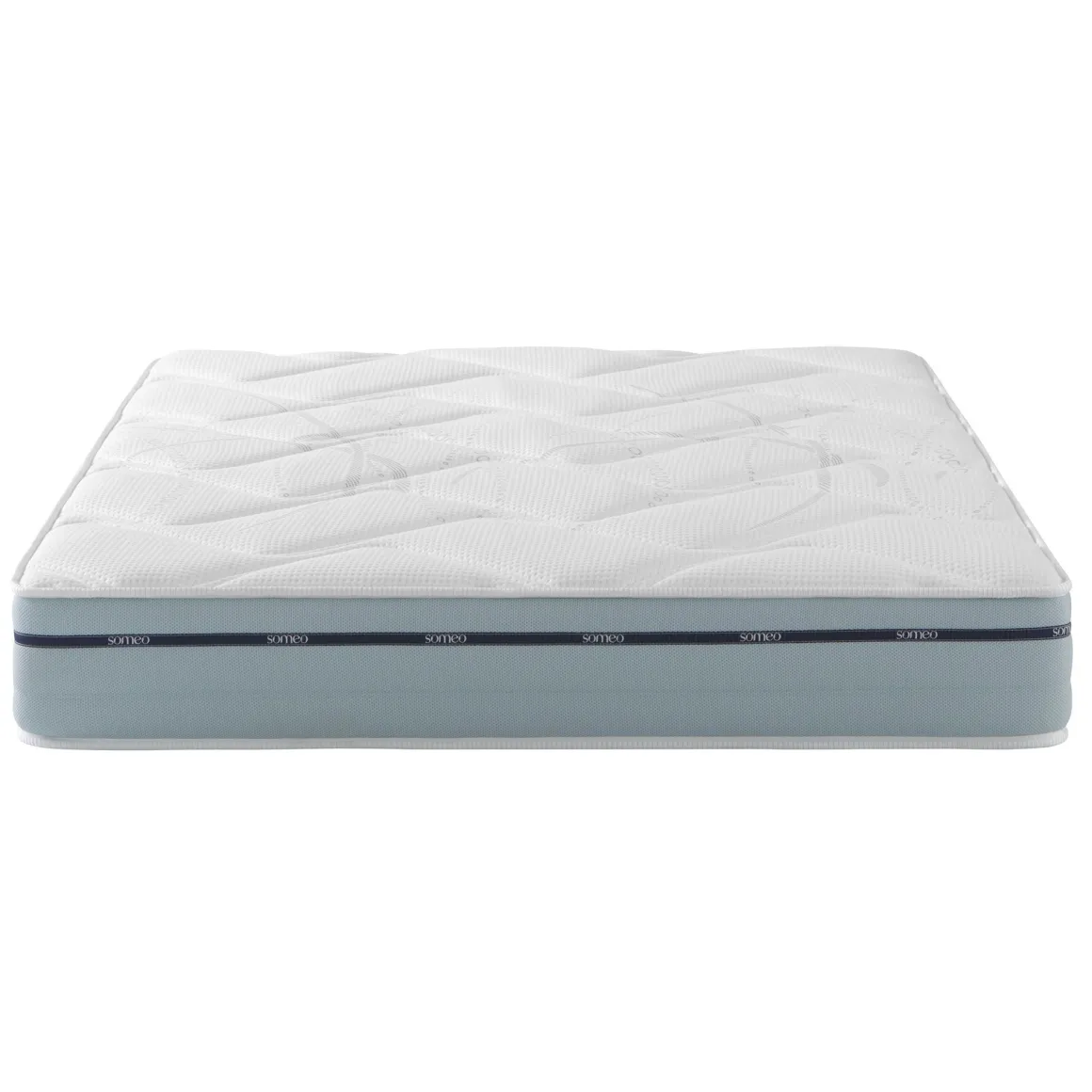 Ensemble matelas mémoire de forme, sommier Lune et pieds Songe 500 - SOMEO