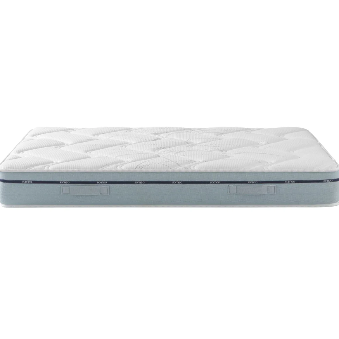 Ensemble matelas mémoire de forme, sommier Lune et pieds Songe 500 - SOMEO