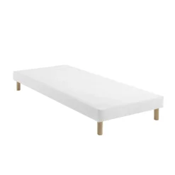 Ensemble matelas mémoire de forme, sommier Lune et pieds Songe 500 - SOMEO