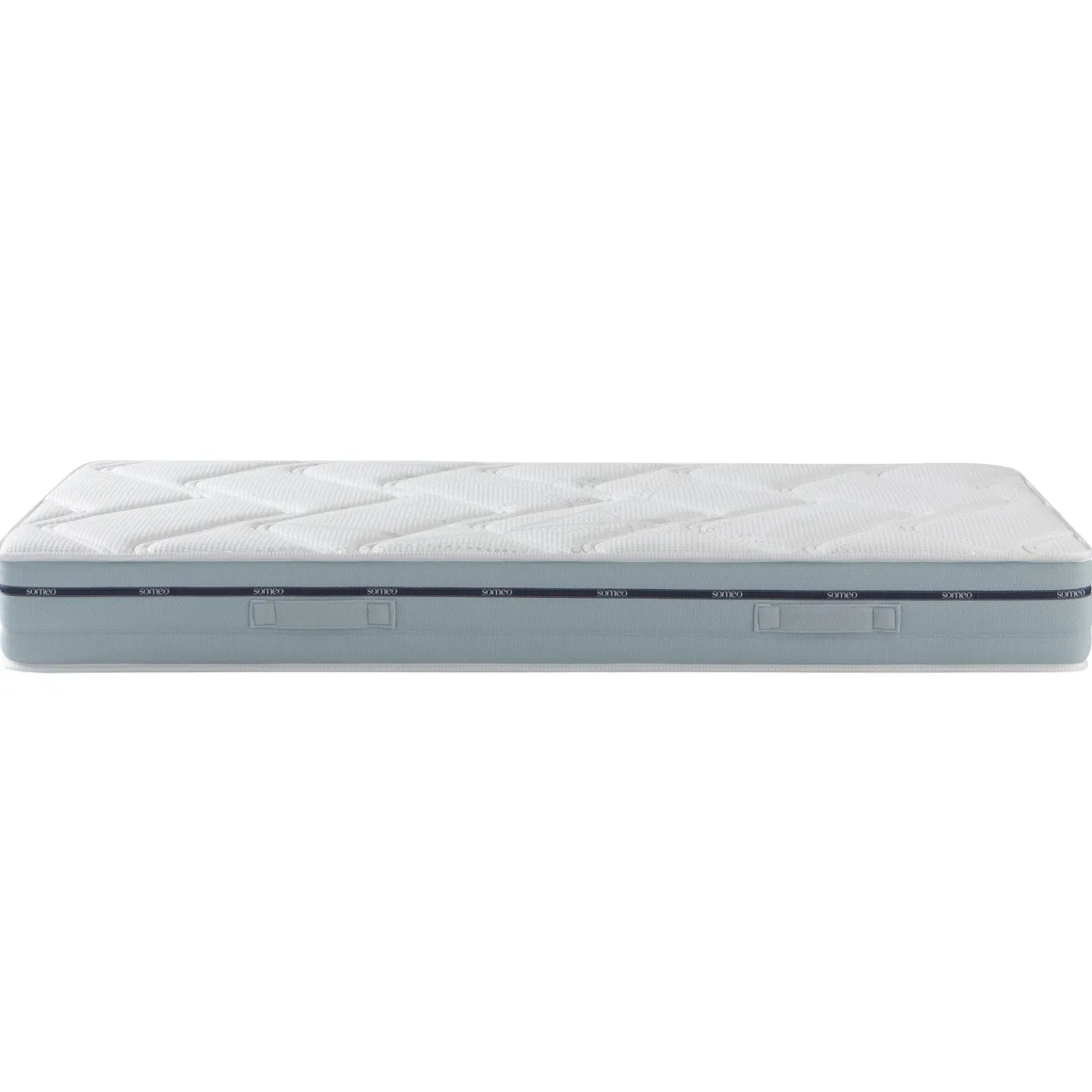 Ensemble matelas mémoire de forme, sommier Lune et pieds Songe 500 - SOMEO
