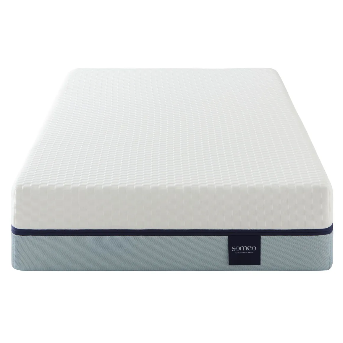 Ensemble matelas mémoire de forme, sommier et pieds Songe 600 - SOMEO