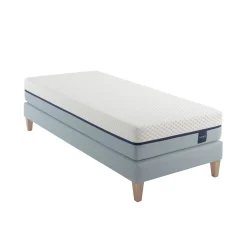 Ensemble matelas mémoire de forme, sommier et pieds Songe 600 - SOMEO