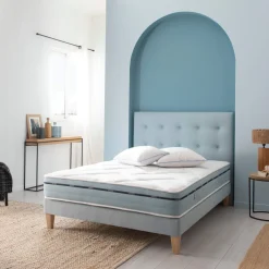 Ensemble matelas mémoire de forme, sommier et pieds Songe 500 - SOMEO