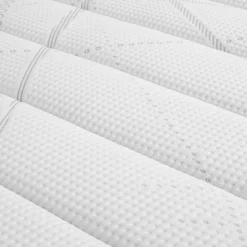 Ensemble matelas mousse, sommier, pieds, tête de lit, couette et oreiller Aurore 400 - SOMEO