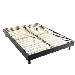 Ensemble matelas mousse + sommier bois massif