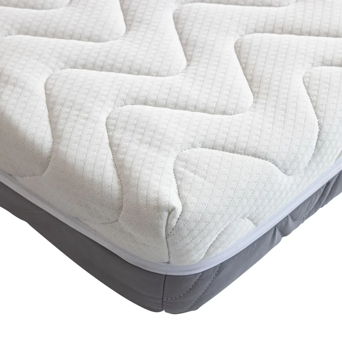 Ensemble matelas mousse + sommier bois massif