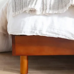 Ensemble matelas mousse + sommier bois massif