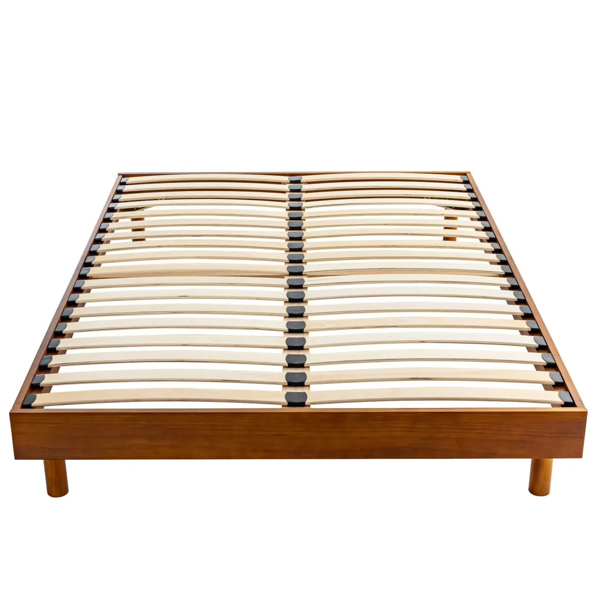 Ensemble matelas mousse + sommier bois massif