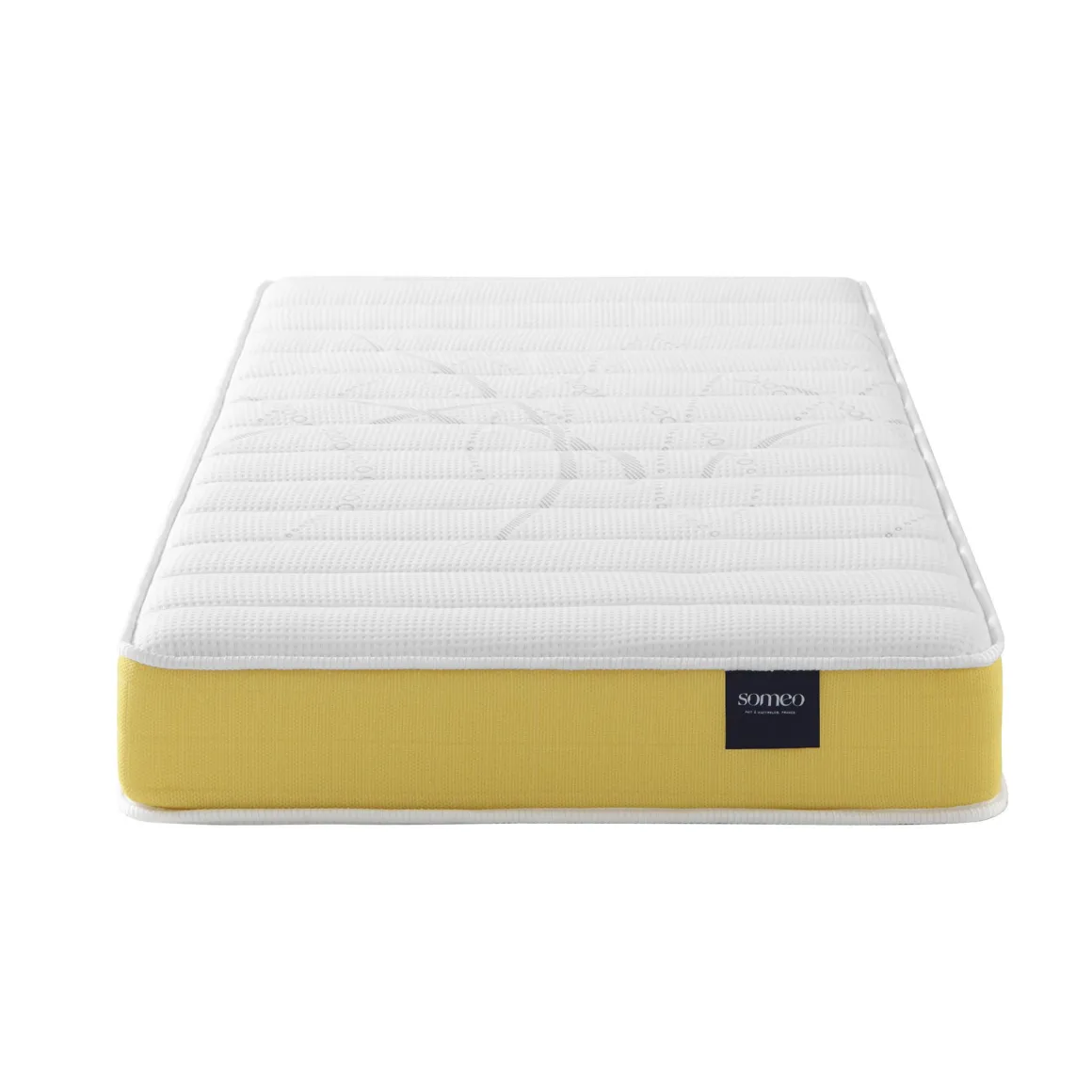 Ensemble matelas mousse, sommier Lune et pieds Aurore 400 - SOMEO