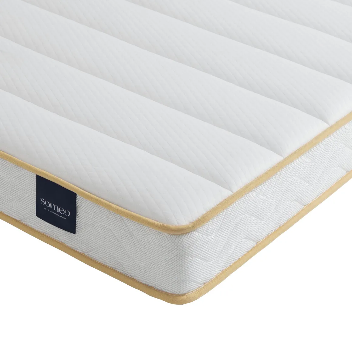 Ensemble matelas mousse, sommier et pieds Aurore 300 - SOMEO