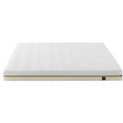 Ensemble matelas mousse, sommier, pieds, tête de lit, couette et oreiller Aurore 200 - SOMEO