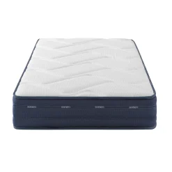 Ensemble matelas ressorts et mémoire de forme, sommier Lune et pieds Rêve 500 - SOMEO