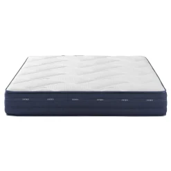 Ensemble matelas ressorts et mémoire de forme, sommier Lune et pieds Rêve 500 - SOMEO