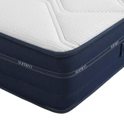 Ensemble matelas ressorts et mémoire de forme, sommier Lune et pieds Rêve 500 - SOMEO