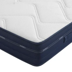 Ensemble matelas ressorts et mémoire de forme, sommier, pieds, couette et oreiller Rêve 500 - SOMEO