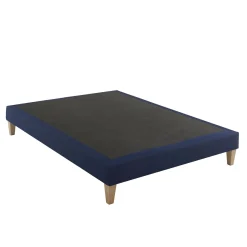 Ensemble matelas ressorts et mémoire de forme, sommier, pieds, tête de lit, couette et oreiller Rêve 600 - SOMEO