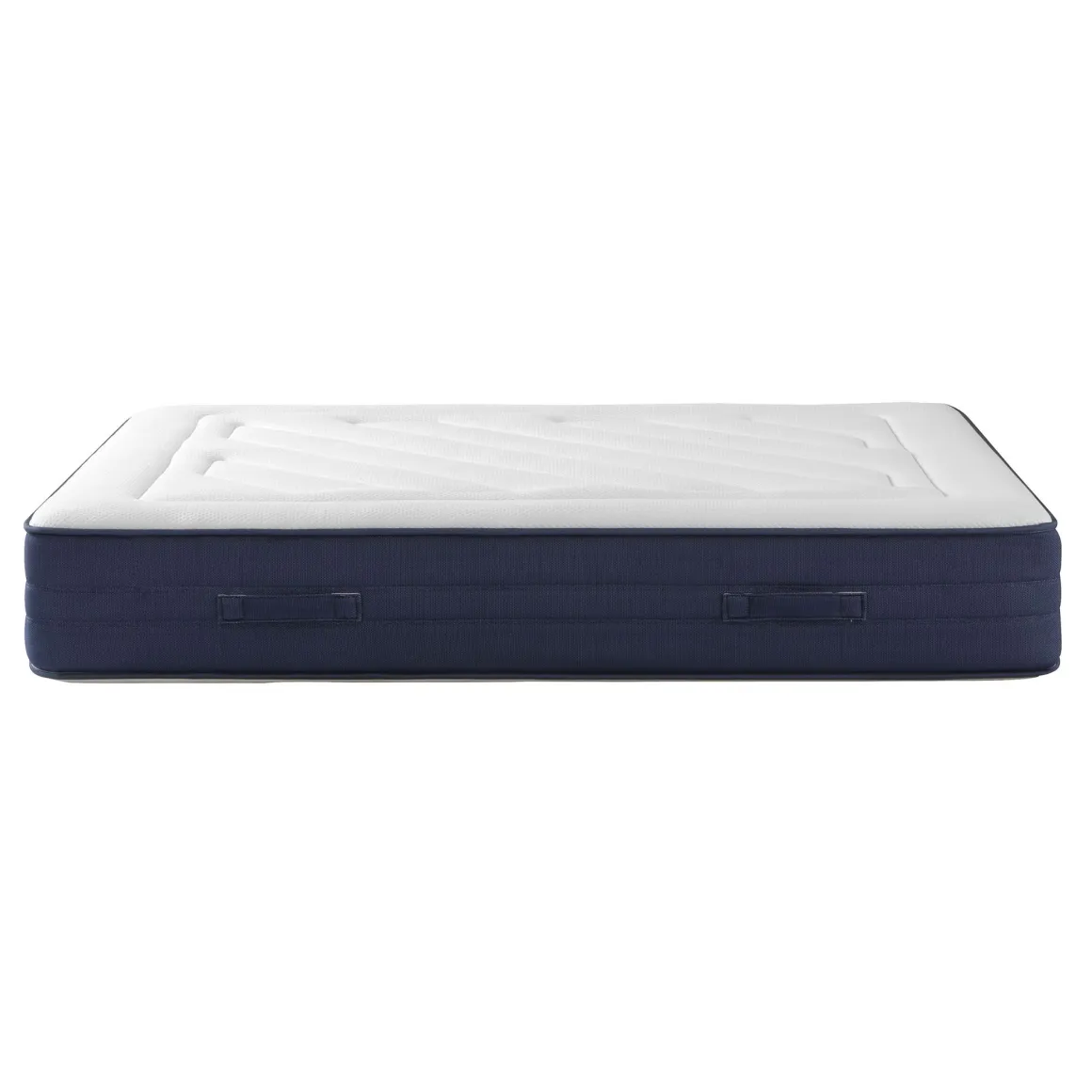 Ensemble matelas ressorts, latex et mémoire de forme, sommier Constellation et pieds Rêve 700 - SOMEO