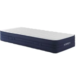 Ensemble matelas ressorts, latex et mémoire de forme, sommier et pieds Rêve 700 - SOMEO