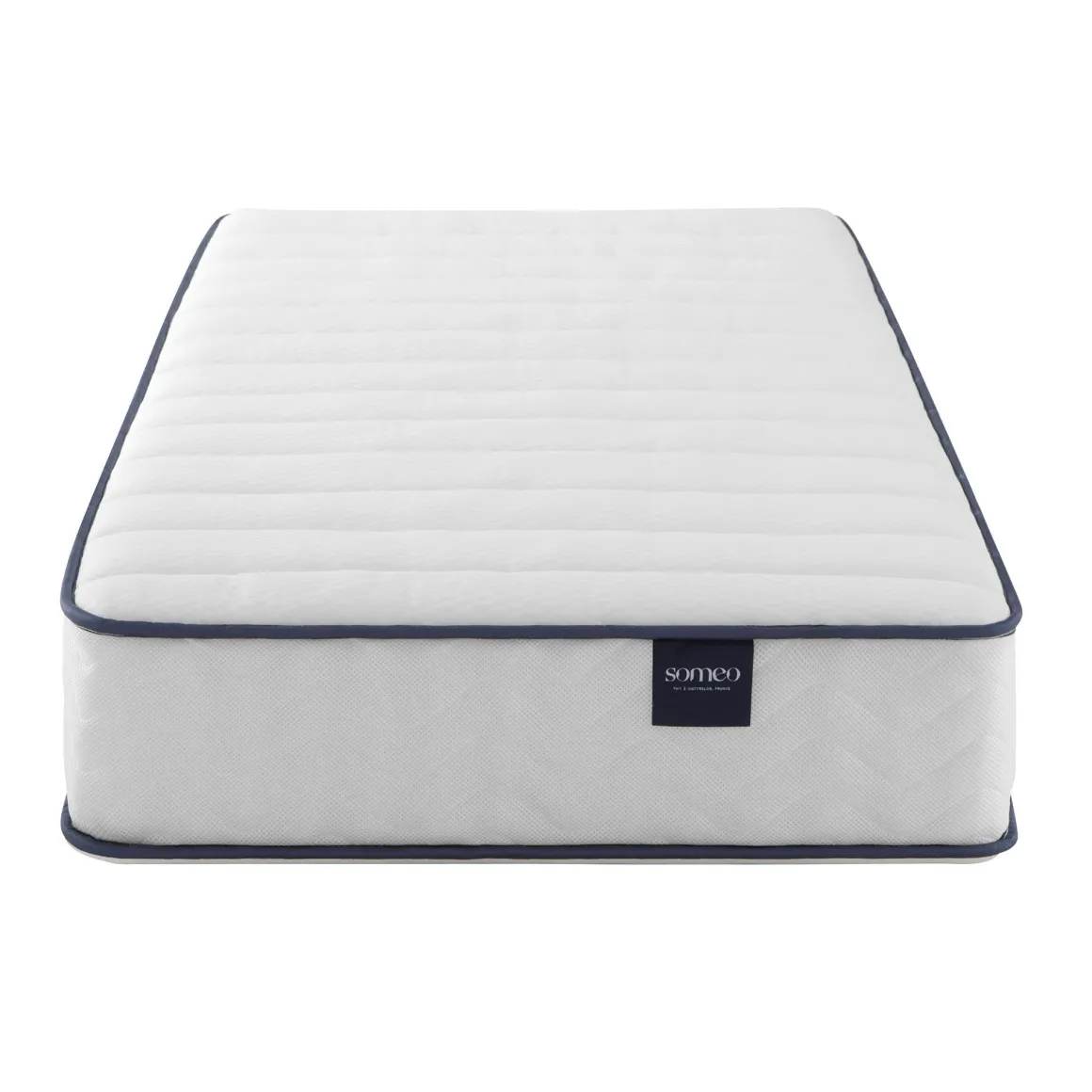 Ensemble matelas ressorts, sommier et pieds Rêve 300 - SOMEO