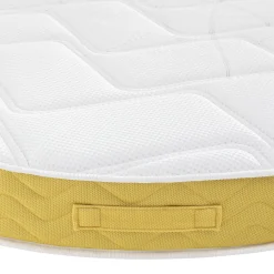 Ensemble matelas rond mousse, sommier et pieds Aurore 400 - SOMEO diamètre 215