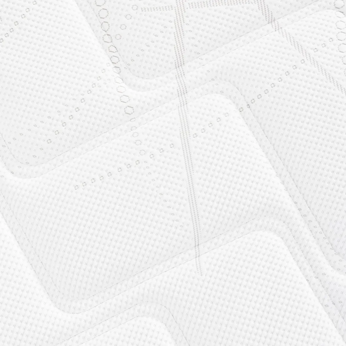 Ensemble matelas rond mousse, sommier et pieds Aurore 400 - SOMEO diamètre 215