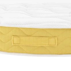 Ensemble matelas rond mousse, sommier et pieds Aurore 400 - SOMEO diamètre 215