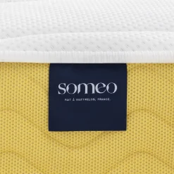 Ensemble matelas rond mousse, sommier et pieds Aurore 400 - SOMEO diamètre 215