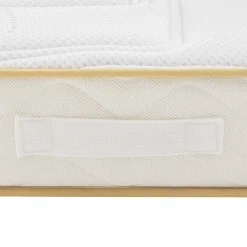 Ensemble matelas rond mousse, sommier et pieds Aurore 300 - SOMEO diamètre 215