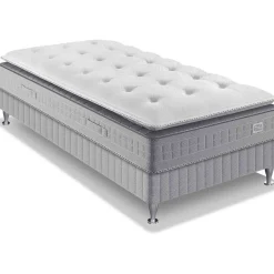 Ensemble matelas sommier pieds Simmons 651 ressorts ensachés + surmatelas intégré SW5