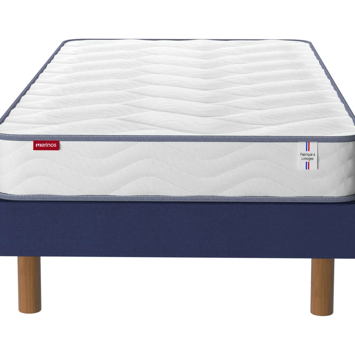 Ensemble sommier et matelas enfant mousse ferme Merinos Sun