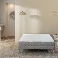 Ensemble sommier et matelas latex & mousse ferme Terre de Nuit Aisance 2.0
