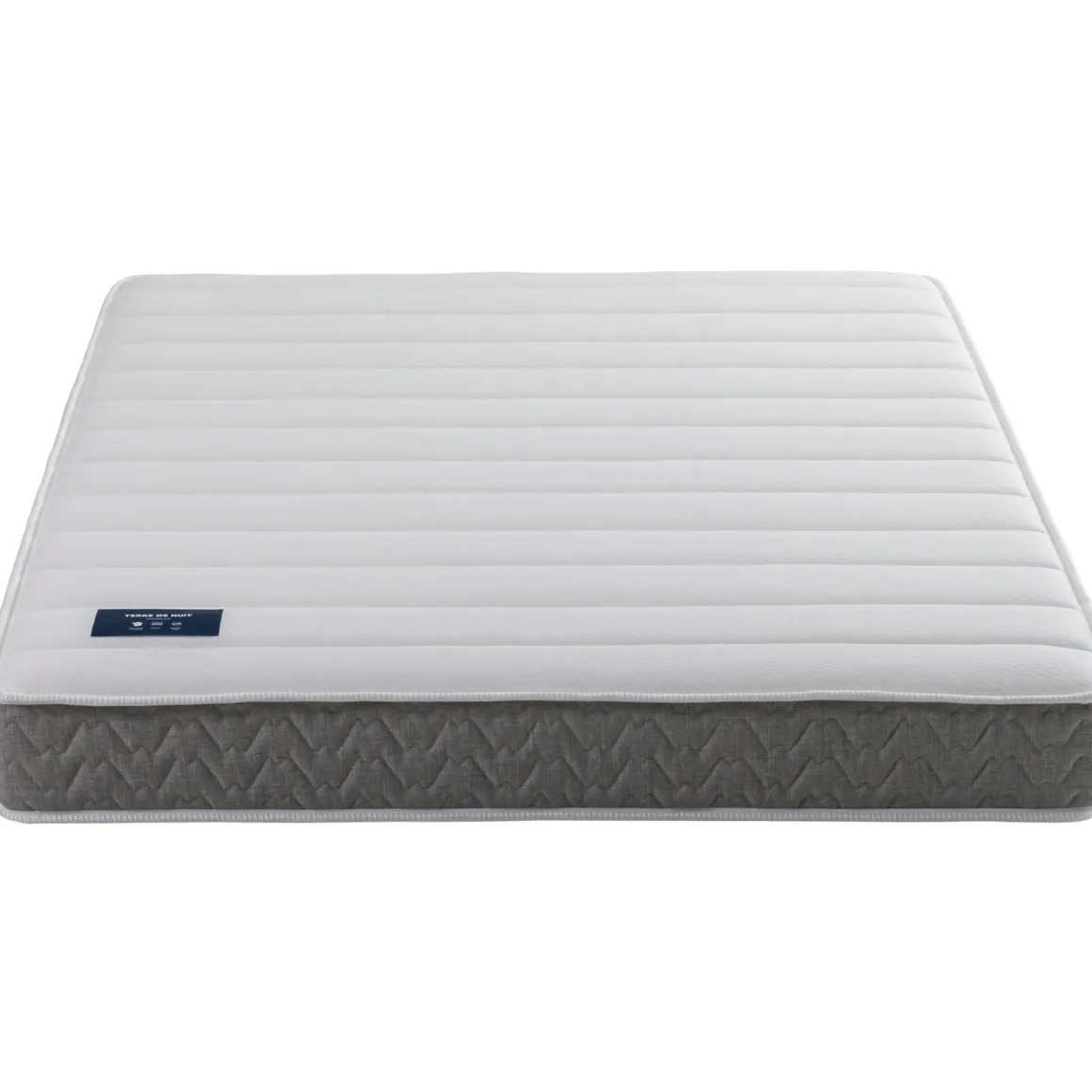 Ensemble sommier et matelas mousse ferme Terre de Nuit Sérénité 2.0