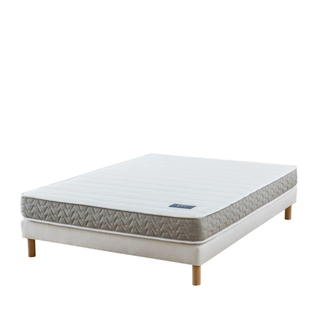 Ensemble sommier et matelas mousse ferme Terre de Nuit Sérénité 2.0
