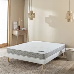 Ensemble sommier et matelas mousse ferme Terre de Nuit Sérénité 2.0