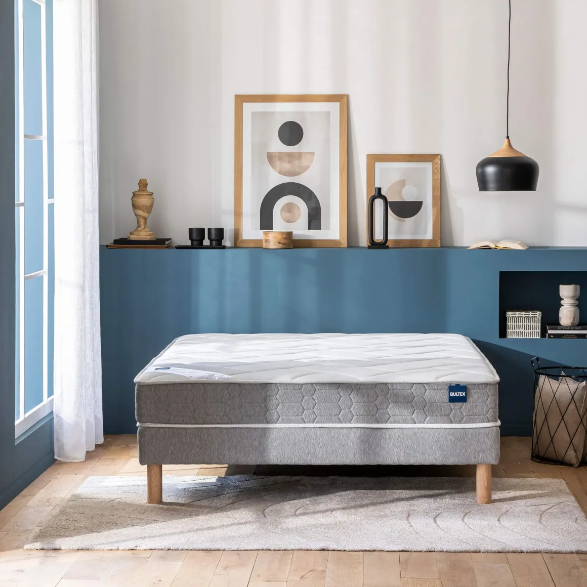 Ensemble sommier et matelas mousse ferme Bultex Tracky
